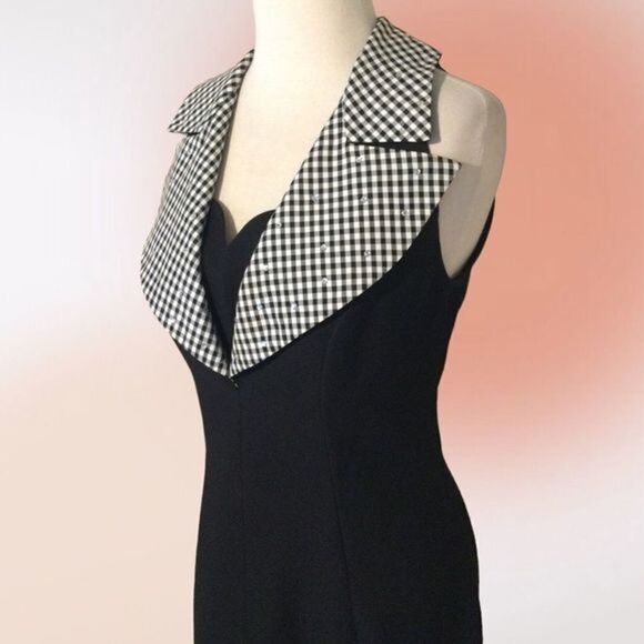 Karen Lawrence by Matthew Vintage Two Piece Embellished Jacket and Dress Size 4 - Picture 7 of 13